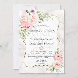 チャーム スプリング ガーデン フローラル ブルーム リハーサル ディナー 招待状