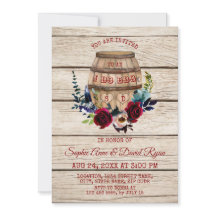 チャーム バーガンディ フローラル ワインバレル I DO BBQ