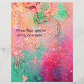 チャーム/ピンクの金ゴールドフローラきらめき チラシ (裏面)