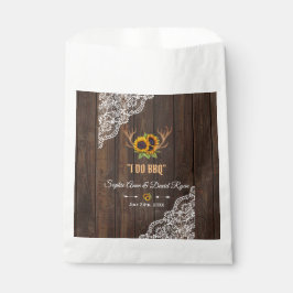 チャーム ラスティック 向日葵 鹿の角 木製レース BBQします フェイバーバッグ