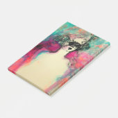 チャーム/レディーマスクピンクティール（緑がかった色）グリーン ポストイット (アングル)