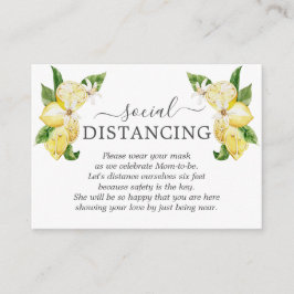 チャーム レモン フルーツ フラワーズ ベビー シャワー 詳細 エンクロージャーカード