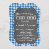 チャームI DO BBQ素朴婚約パーティ招待状 招待状 (正面/裏面)