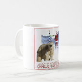 チャーリーがサンタ・カバー・アートを採用 コーヒーマグカップ (正面左)