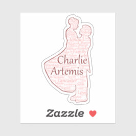 チャーリーとアルテミスのカスタムカットのビニールシール シール