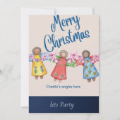 チャーリーのアングルのクリスマスカード シーズンカード (正面)