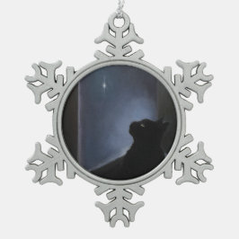 チャーリーのクリスマス精神 スノーフレークピューターオーナメント