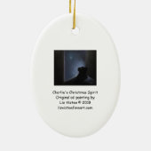 チャーリーのクリスマス精神 セラミックオーナメント (裏面)