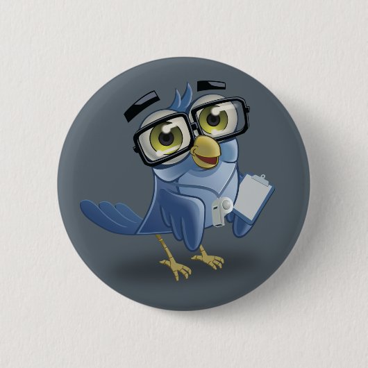 チャーリーのコーチボタン 缶バッジ (正面)