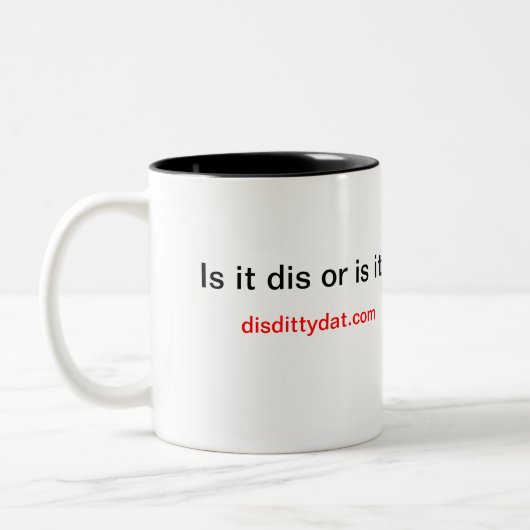 チャーリーのコーヒーカップ ツートーンマグカップ (左)