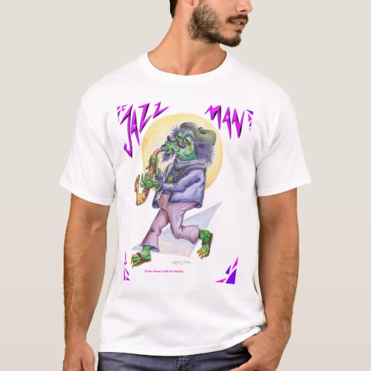 チャーリーのジャズ人 Tシャツ (正面)