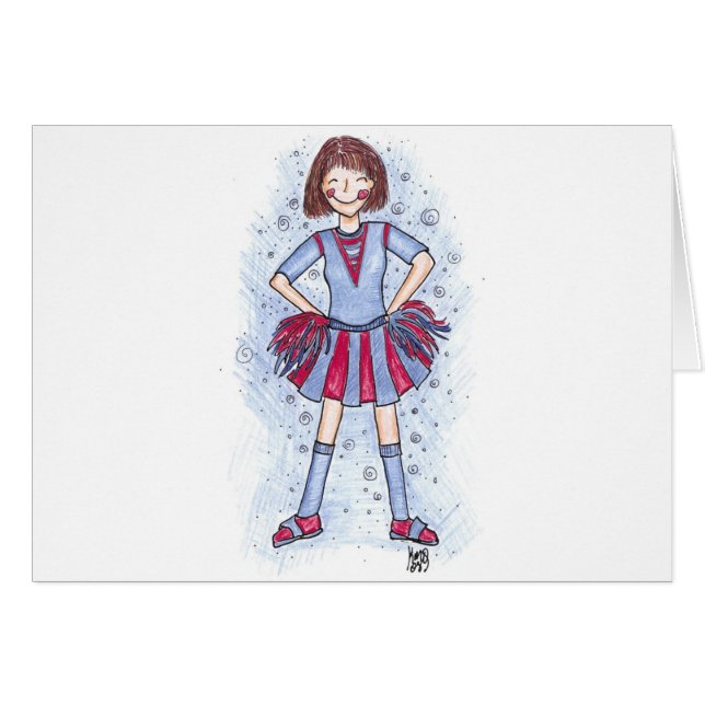 チャーリーのチアリーダー-ブルネット (正面横)