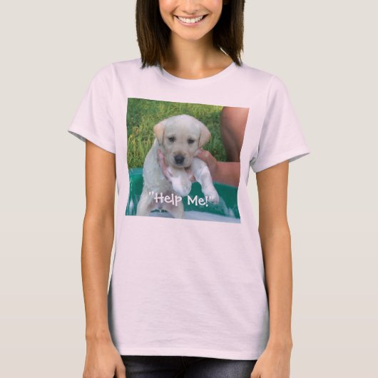 「チャーリーの入浴時間！」 Tシャツ (正面)