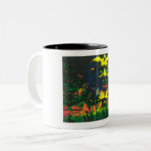 チャーリーの幸せなガーゴイル ツートーンマグカップ (正面左)