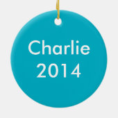 チャーリーの素晴らしいオーナメント セラミックオーナメント (裏面)