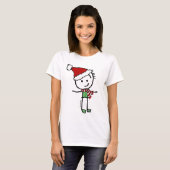 チャーリーの陽気な棒イチジク、クリスマスの休日 Tシャツ (正面フル)
