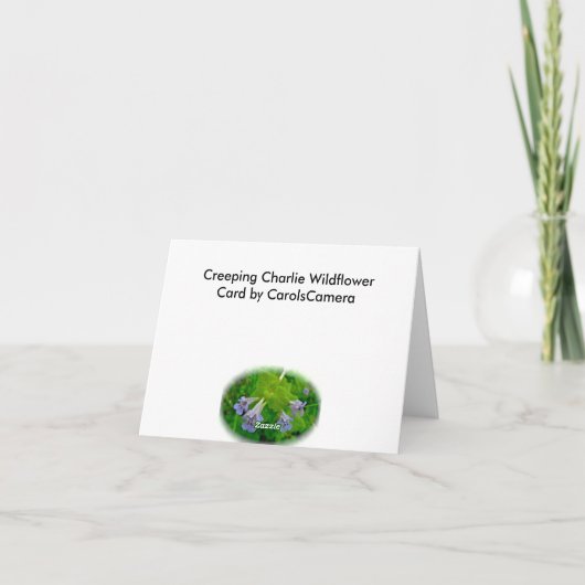 チャーリーはうカキドウシのメッセージカード カード (裏面)