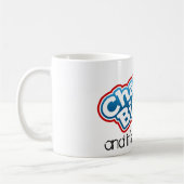 チャーリーは私をマグかみました コーヒーマグカップ (左)