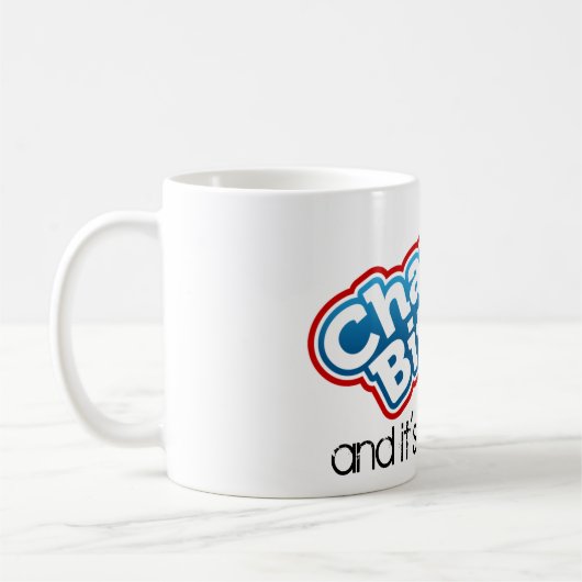 チャーリーは私をマグかみました コーヒーマグカップ (左)