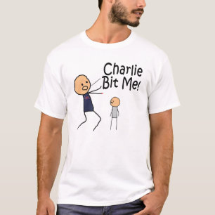 チャーリーは私をTシャツかみました Tシャツ