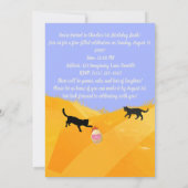 チャーリーチキン誕生日 招待状 (裏面)