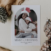 チャーリーブラックアーチクリスマス写真おもしろいメリークリスマス シーズンカード