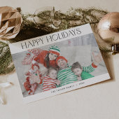 チャーリーブラックハッピーホリデークリスマス写真クリスマス シーズンカード