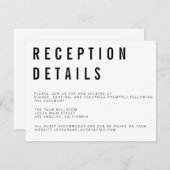 チャーリーミニマリスト封筒カード エンクロージャーカード (正面/裏面)