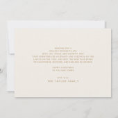 チャーリー金ゴールドハッピーホリデークリスマス写真クリスマス シーズンカード (裏面)