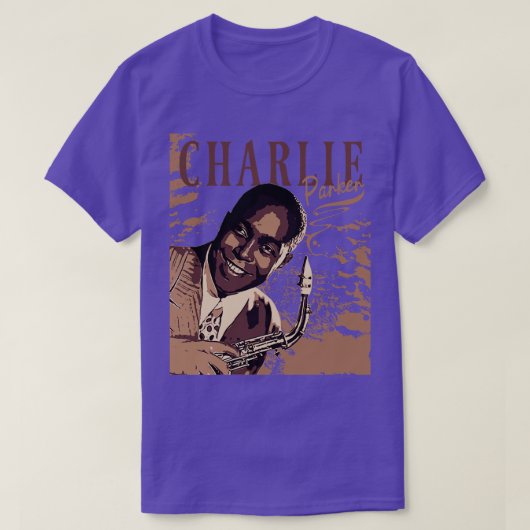 チャーリー・パーカー Tシャツ (デザイン正面)