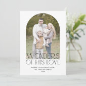 チャーリー・ブラック写真クリスチャン宗教的クリスマス シーズンカード (スタンド正面)