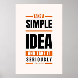 チャーリー・ムンガー引用文ポスターバリエーション ポスター