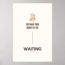 チャーリー・ムンガー引用文投資への忍耐力 ポスター