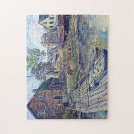 チャーリー・ラプスキー著「バジルの波止場とターヌ小屋」 ジグソーパズル