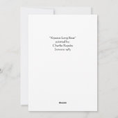 チャーリー・ラプスキー「キパワロングボート」 シーズンカード (裏面)