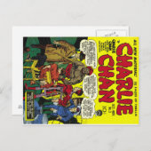 チャーリーCHANのクールなヴィンテージの漫画本カバー芸術 ポストカード (正面/裏面)
