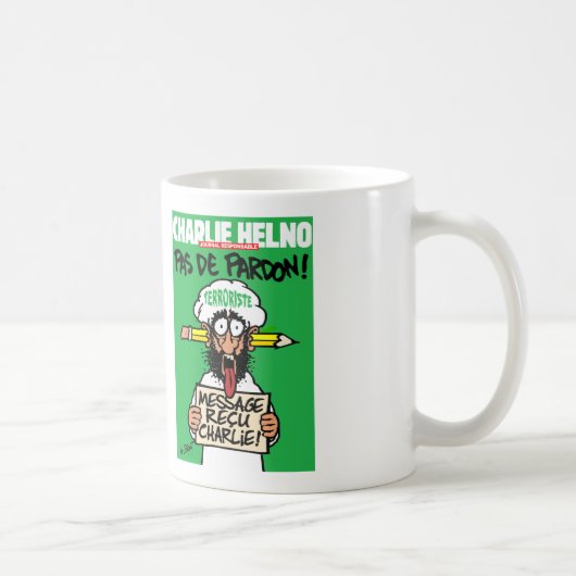 チャーリーHELNO (フランスので) コーヒーマグカップ (右)