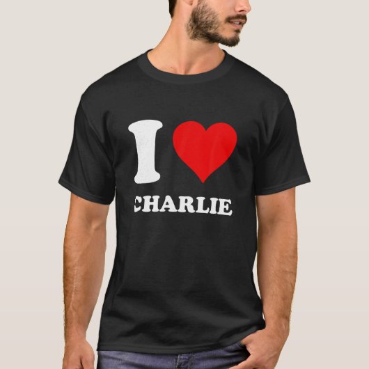 チャーリーTシャツ大好き Tシャツ (正面)