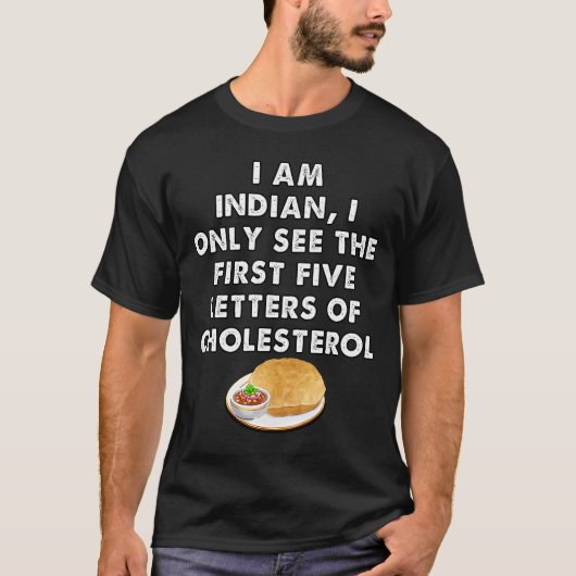 チャールグルメ恋人インディアン通り食品 Tシャツ (正面)