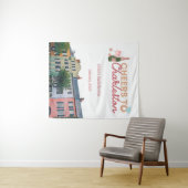 チャールストンにおめでとう バチェラー パーティー 背景 タペストリー (インサイチュ(横))