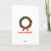 チャールストンのクリスマスカード シーズンカード (裏面)