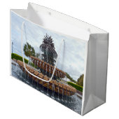 チャールストンのパイナップル噴水、サウスカロライナ ラージペーパーバッグ (正面アングル)