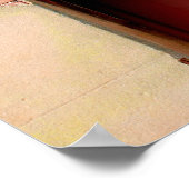 チャールストンのレンガとモルタルの基礎ビュー ポスター (角)