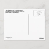 チャールストンの古いものと新しいもの ポストカード (裏面)