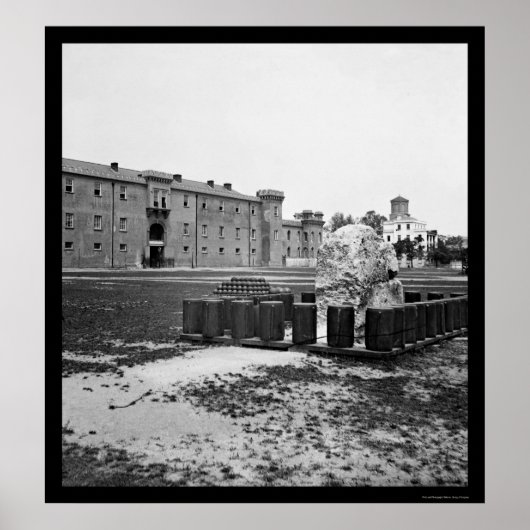 チャールストンの城塞SC 1865 ポスター (正面)