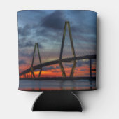 チャールストンの夕焼け 缶クーラー (裏面)