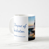 チャールストンの日の出のマグ コーヒーマグカップ (正面左)