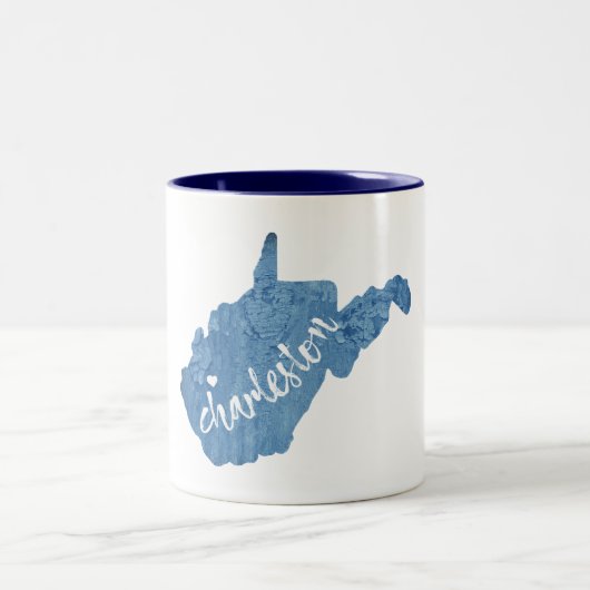 チャールストンウェストバージニアウッドグレイン ツートーンマグカップ (中央)
