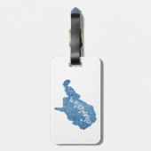 チャールストンウェストバージニアウッドグレイン ラゲッジタグ (裏面縦)