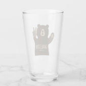 チャールストンウェストバージニアピースベア タンブラーグラス (裏面)